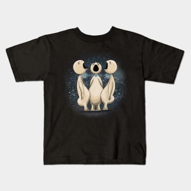 Ancestor Song Kids T-Shirt by Petrol_Blue